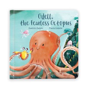 JellyCat Odell, The Fearless Octopus Book