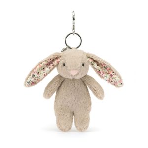JellyCat Blossom Beige Bunny Bag Charm