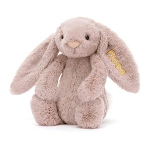 JellyCat Personalised Bashful Luxe Bunny Rosa Medium