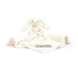 JellyCat Personalised Bashful Cream Bunny Soother