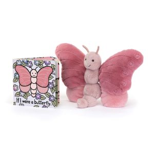 JellyCat If I Were A Butterfly Book and Beatrice Butterfly