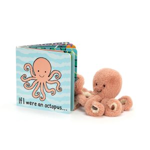 JellyCat If I Were An Octopus Book and Odell Octopus Tiny