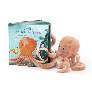 JellyCat Odell Der Furchtlose Oktopus Buch and Odell Octopus Little