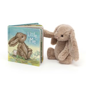 JellyCat Little Me Book and Bashful Beige Bunny Medium